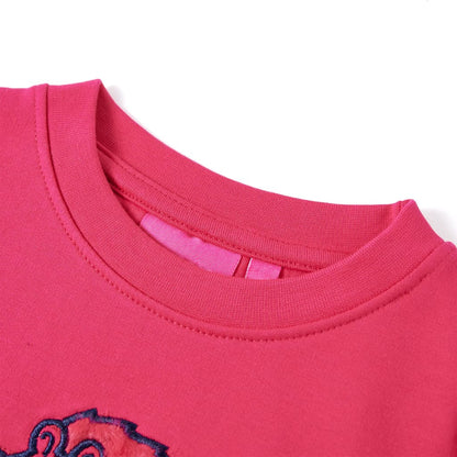 Sweat-shirt enfant rose vif 116