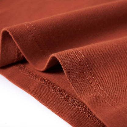Kinder-Langarmshirt Cognac 128