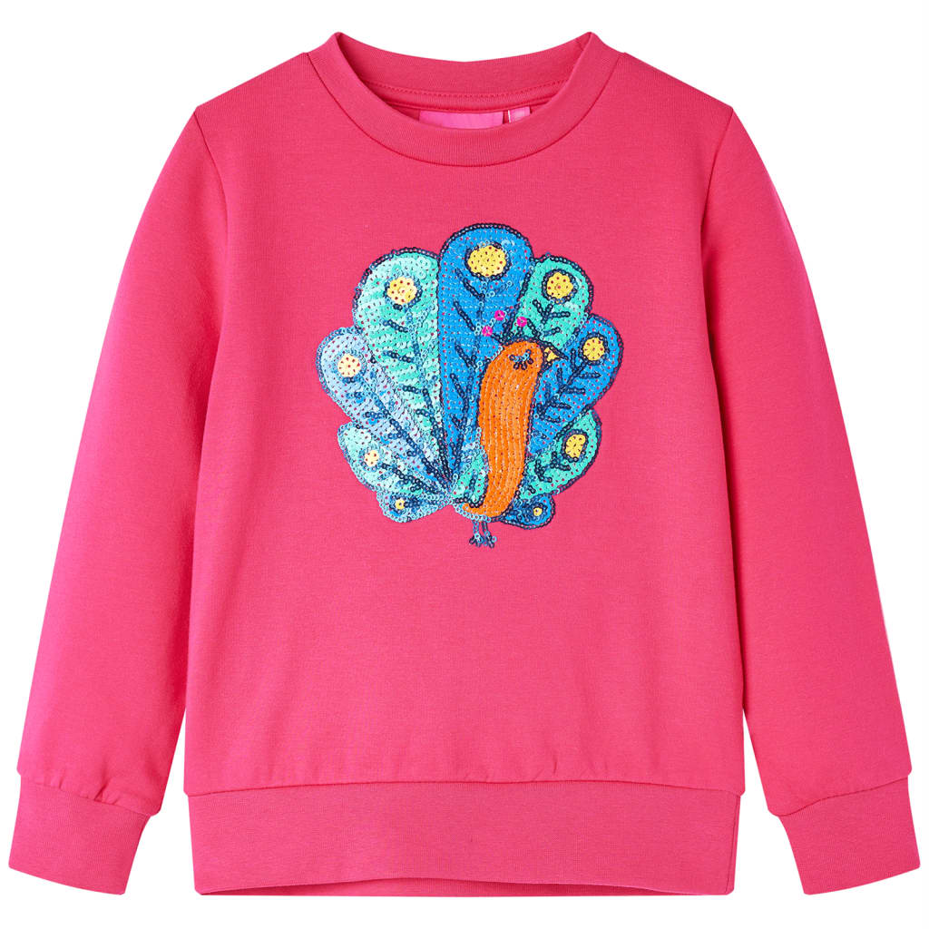 Sweat-shirt enfant rose vif 104