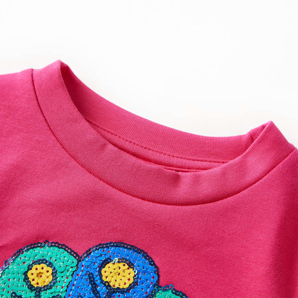 Sweat-shirt enfant rose vif 104