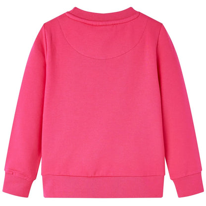 Sweat-shirt enfant rose vif 128