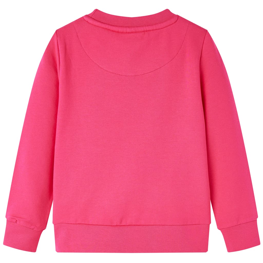 Sweat-shirt enfant rose vif 140