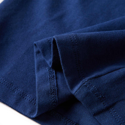 T-shirt manches longues enfant bleu marine 104