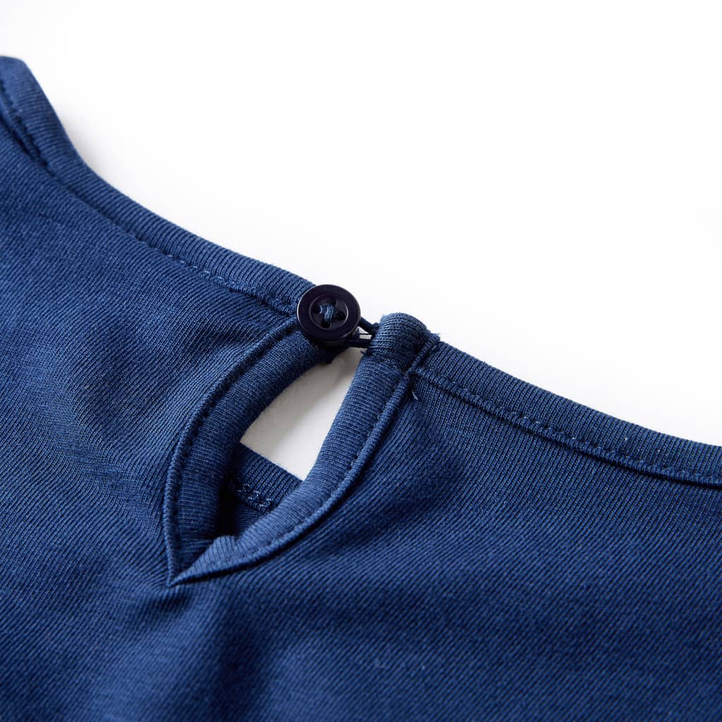 T-shirt manches longues enfant bleu marine 104