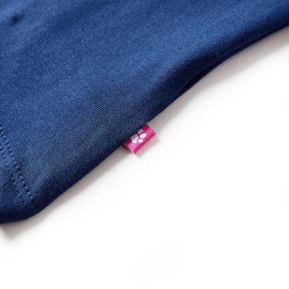 T-shirt manches longues enfant bleu marine 104