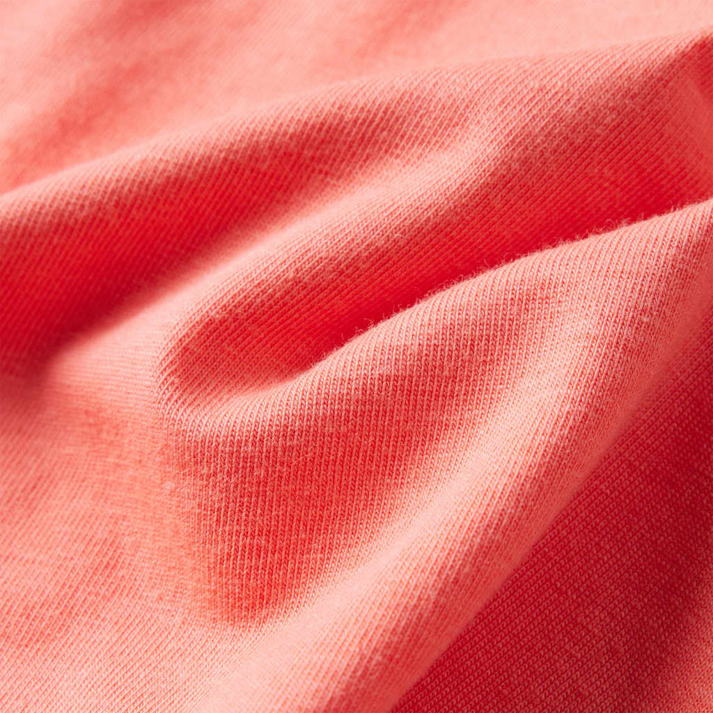 Kinder-Langarmshirt Korallenrosa 104