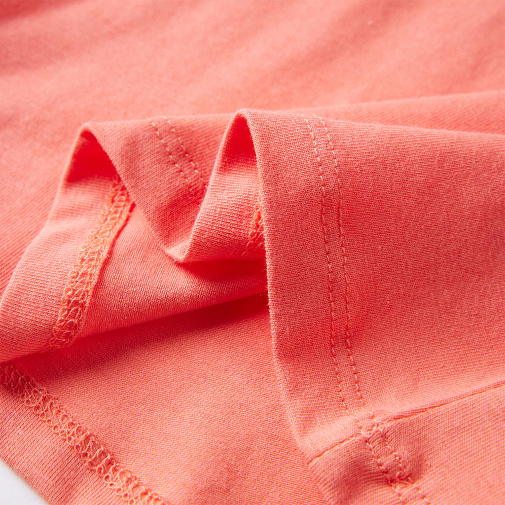 T-shirt manches longues enfant Rose corail 116
