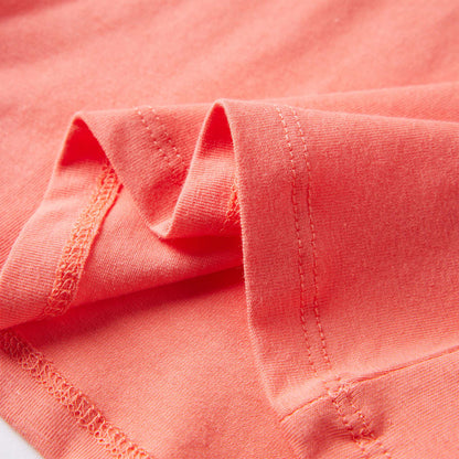 T-shirt manches longues enfant Rose corail 116