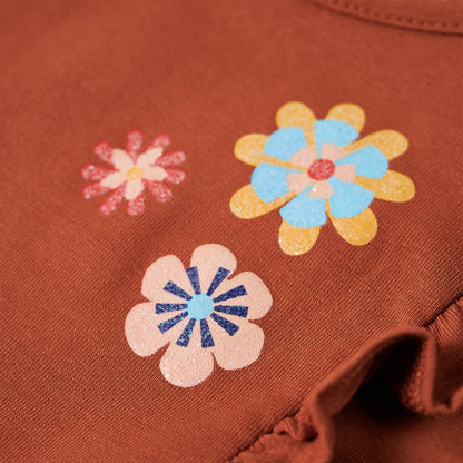 Kinder-Langarmshirt Cognac 116