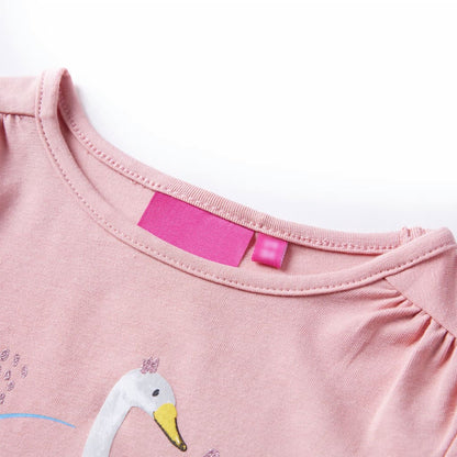 Kinder-Langarmshirt Hellrosa 104