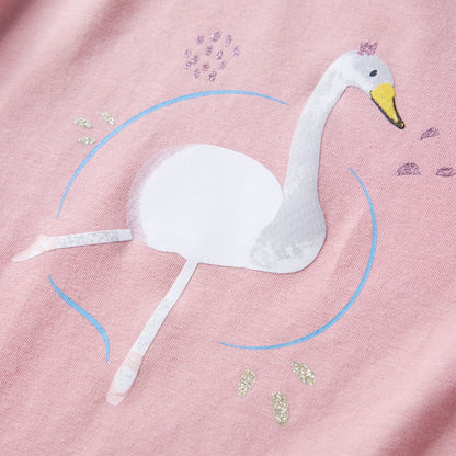 Kinder-Langarmshirt Hellrosa 104
