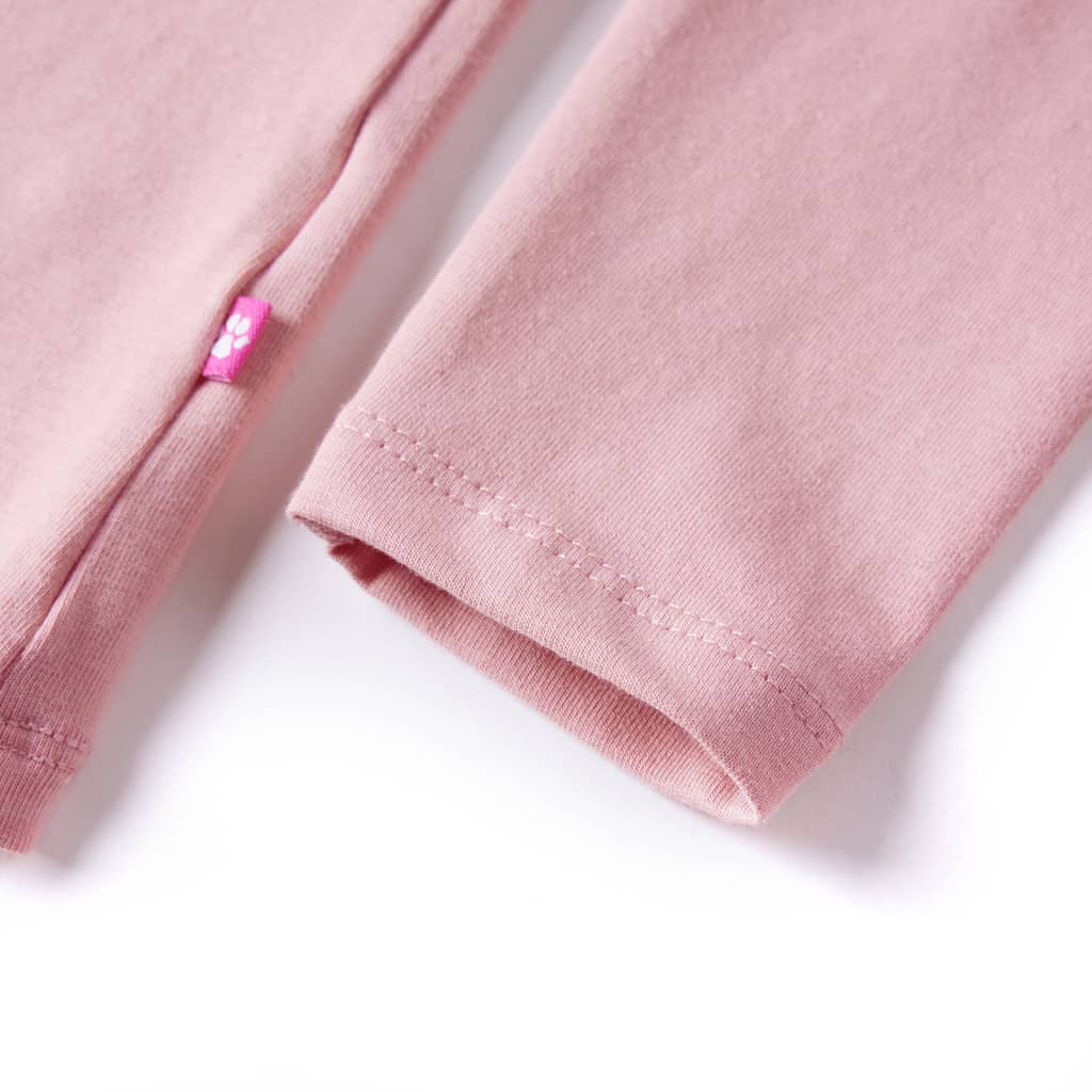 Kinder-Langarmshirt Hellrosa 104