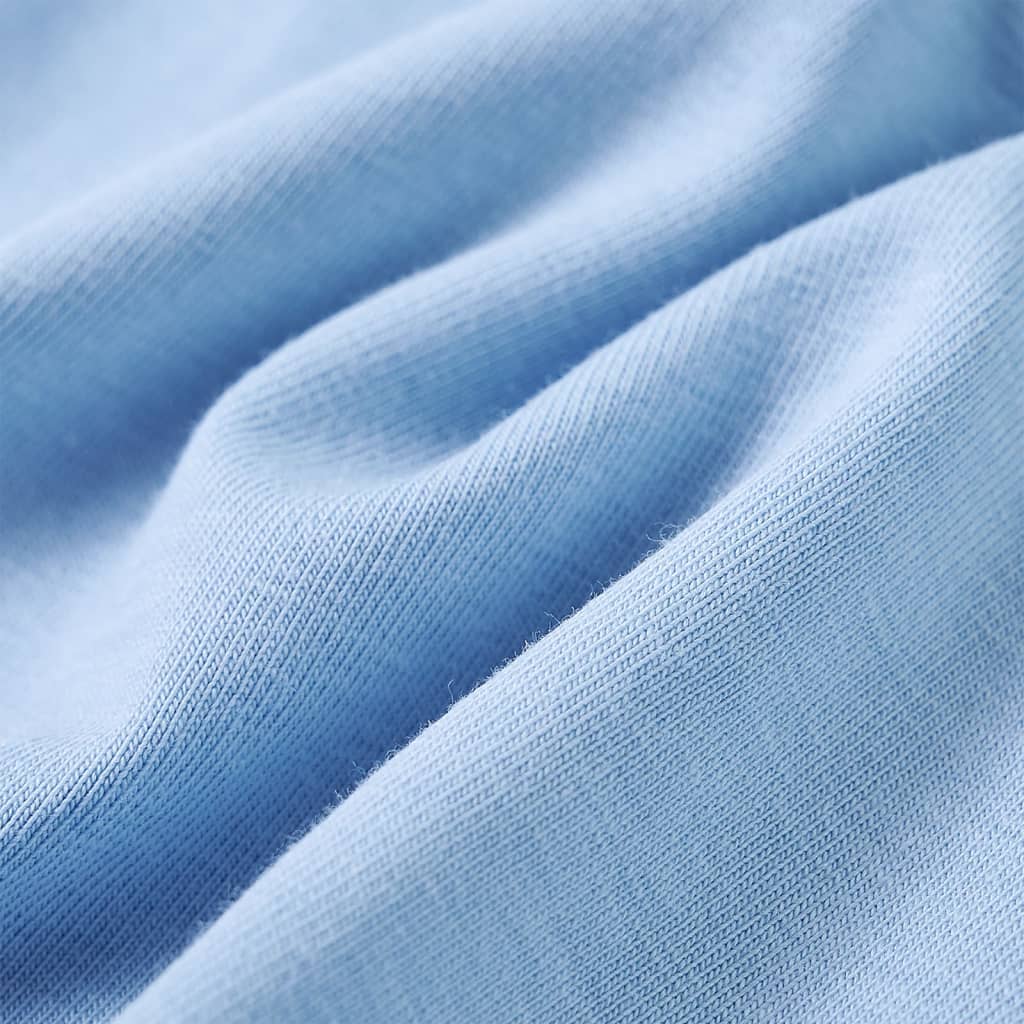 Kinder-Langarmshirt Hellblau 104