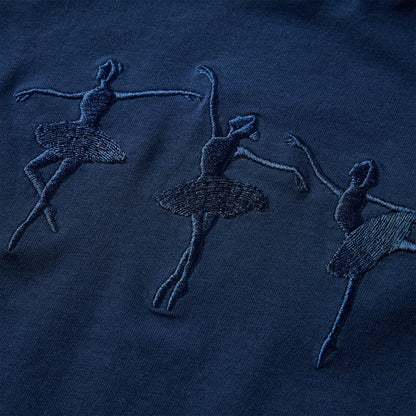 T-shirt manches longues enfant bleu marine 104