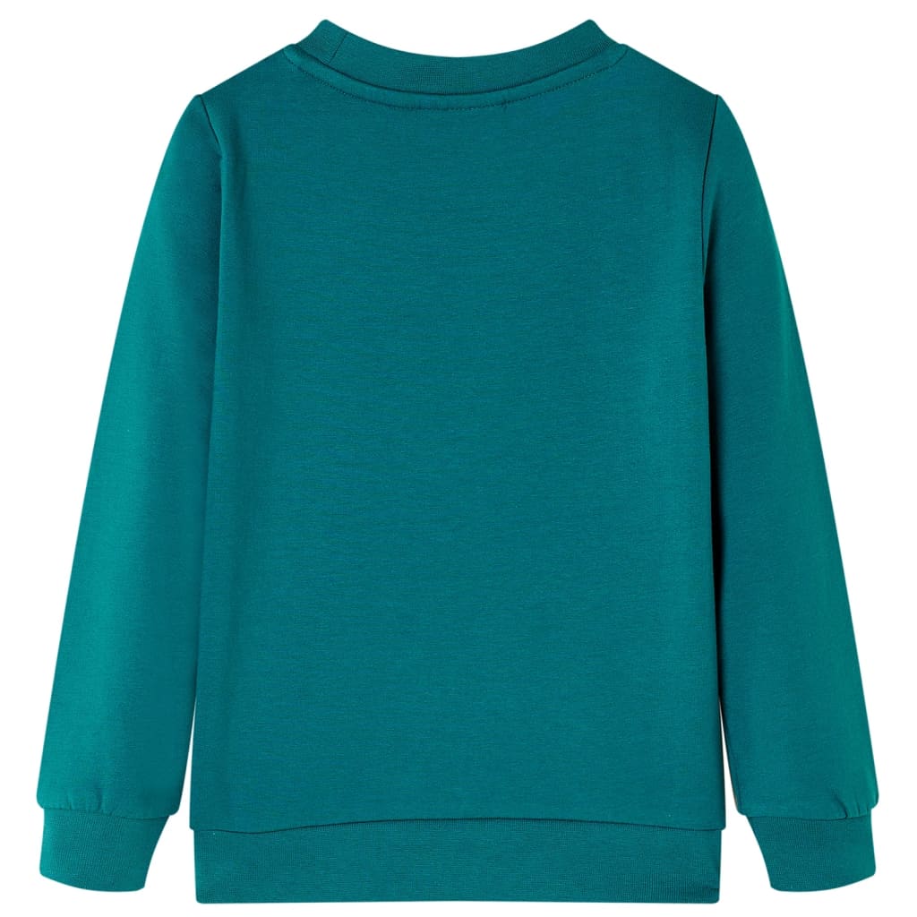 Sweat-shirt enfant vert foncé 116