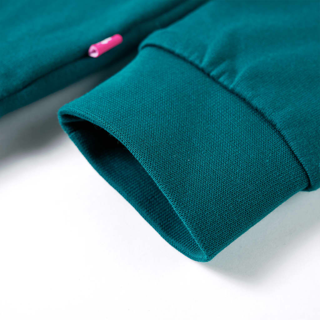Sweat-shirt enfant vert foncé 116