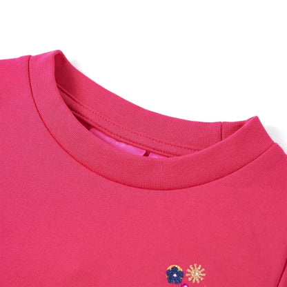 Sweat-shirt enfant rose vif 104