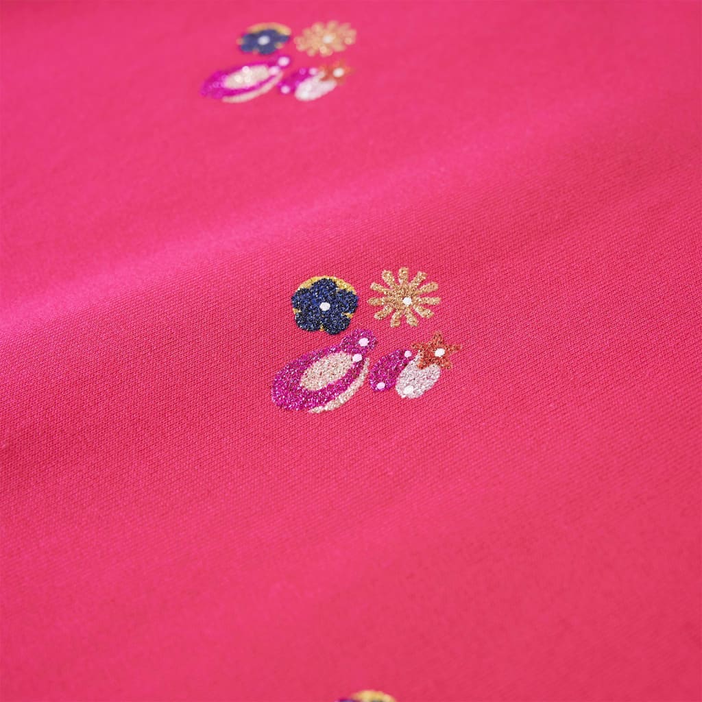 Sweat-shirt enfant rose vif 128