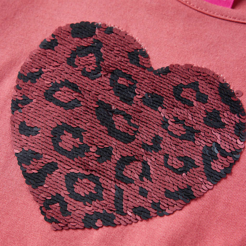 T-shirt manches longues enfant Rose clair 116