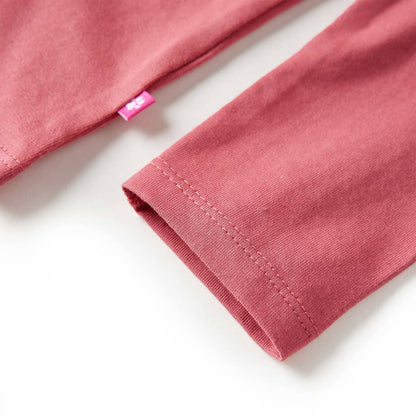 T-shirt manches longues enfant Rose clair 116