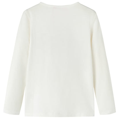 T-shirt manches longues enfant Écru 104