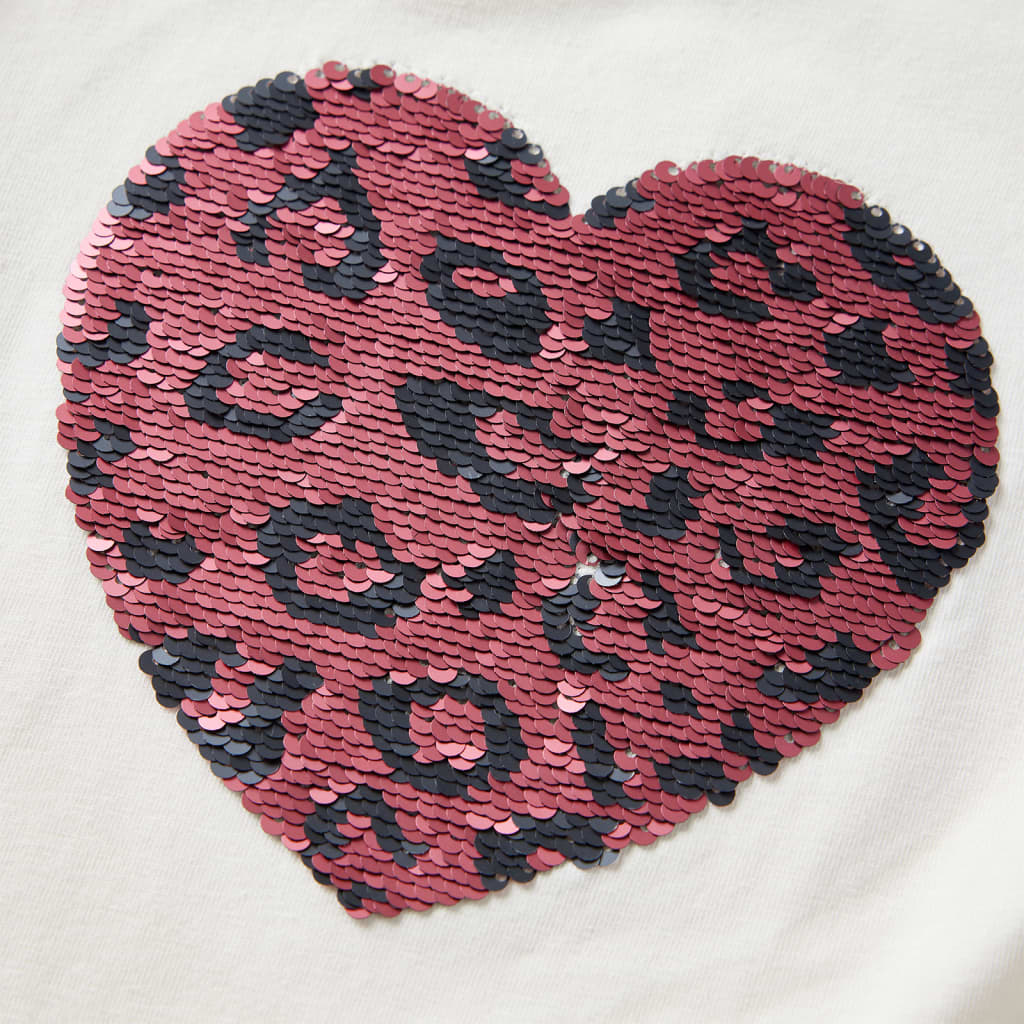 T-shirt manches longues enfant Écru 104