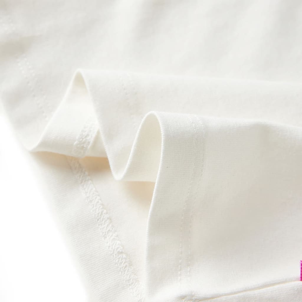 T-shirt manches longues enfant Écru 116