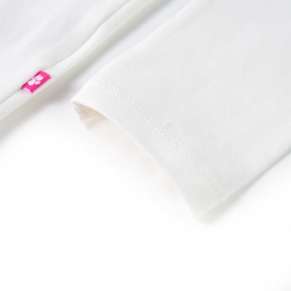 T-shirt manches longues enfant Écru 116