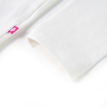 T-shirt manches longues enfant Écru 116