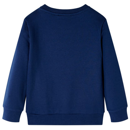 Sweatshirt enfant bleu marine 116