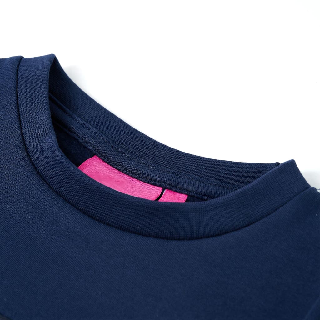Sweatshirt enfant bleu marine 116