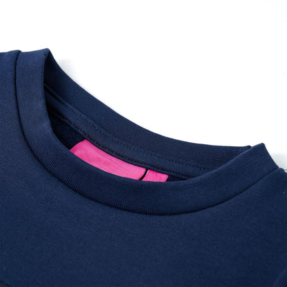 Sweatshirt enfant bleu marine 116