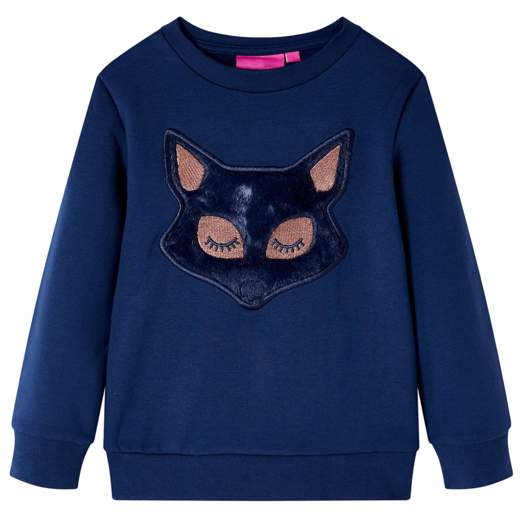 Sweatshirt enfant bleu marine 128