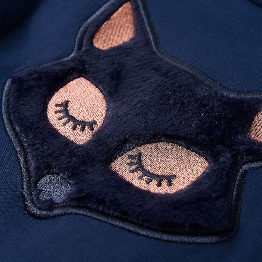 Sweatshirt enfant bleu marine 128