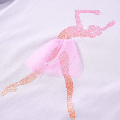 Kinder-Langarmshirt Helllila 140
