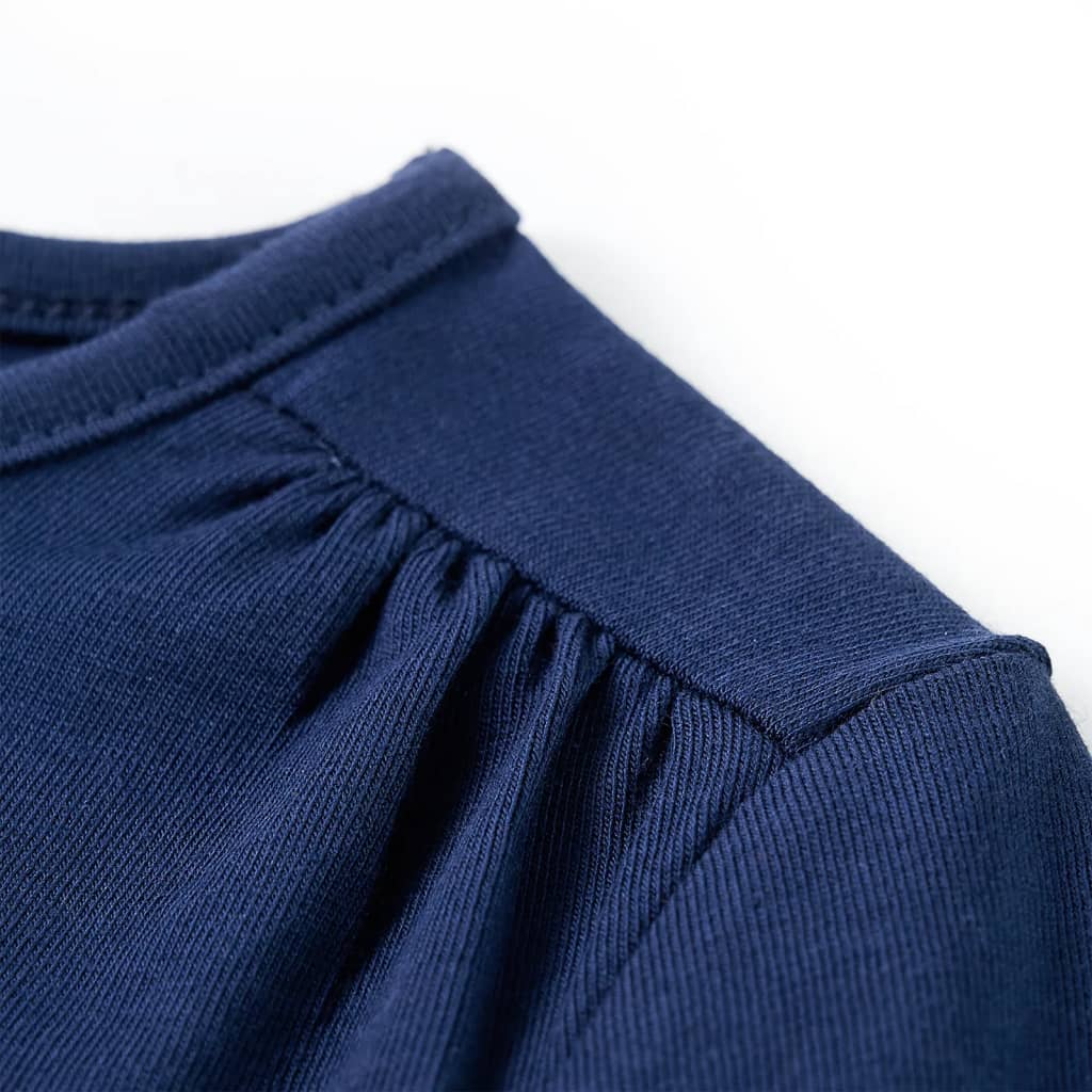 T-shirt manches longues enfant bleu marine 104