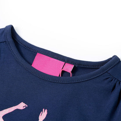 T-shirt manches longues enfant marine 128