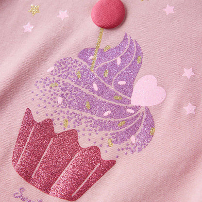 Kinder-Langarmshirt Hellrosa 92