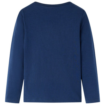 T-shirt manches longues enfant bleu marine 116