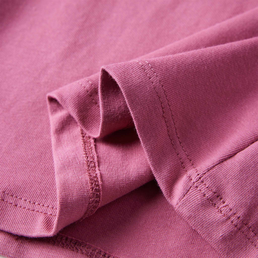 Kinder-Langarmshirt Himbeerrosa 104