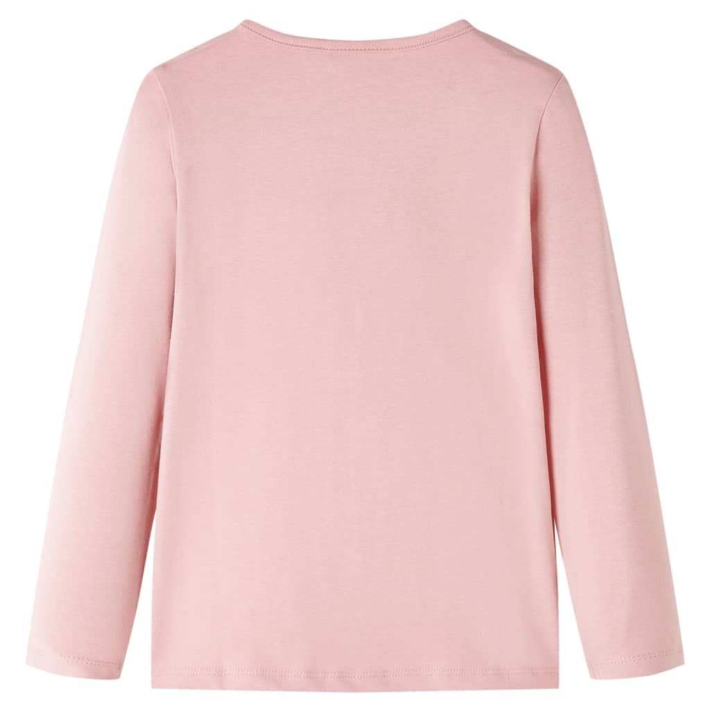 Kinder-Langarmshirt Hellrosa 104