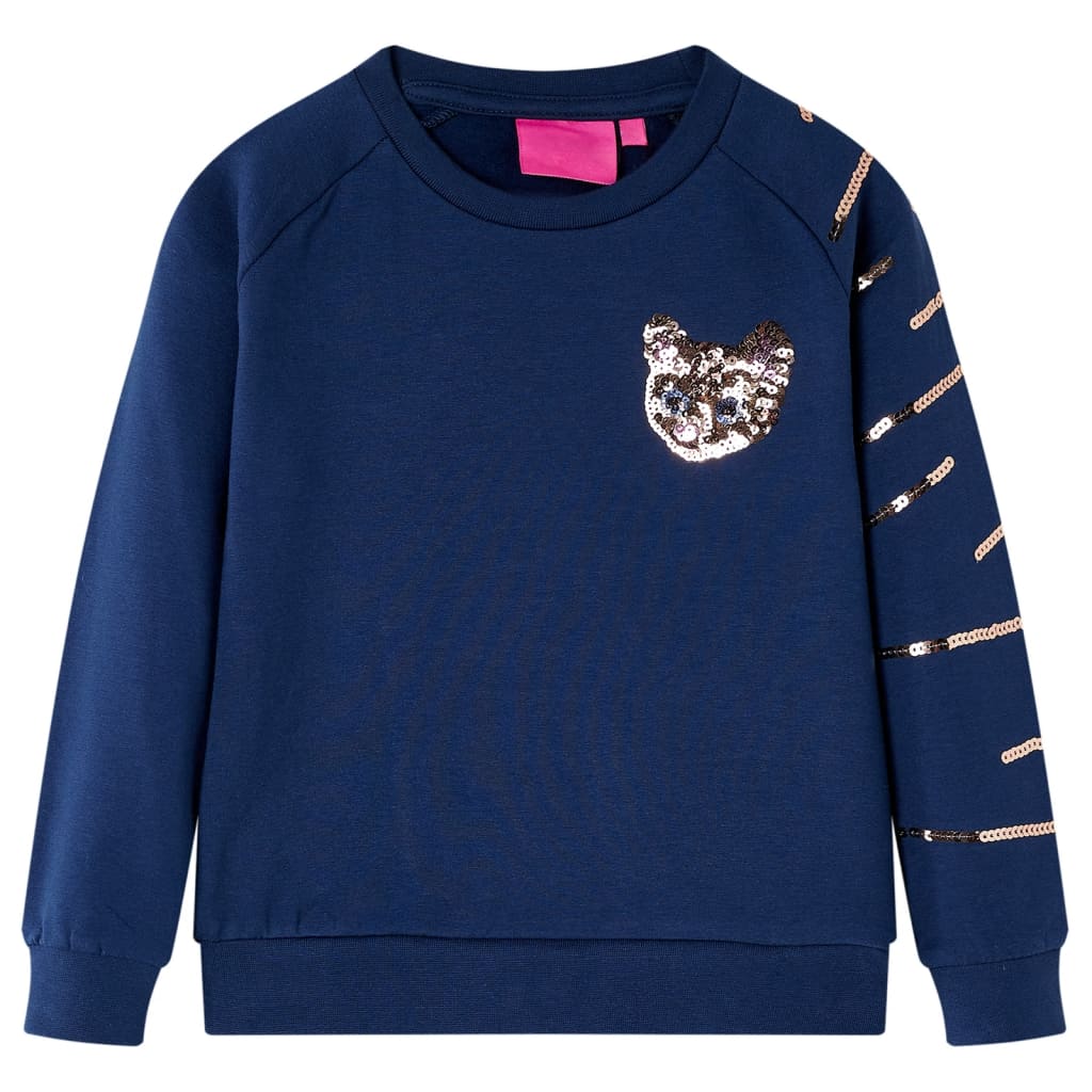Sweatshirt enfant bleu marine 128
