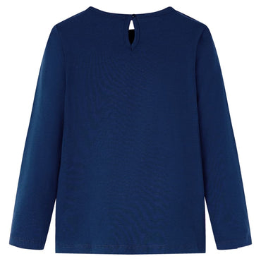 T-shirt manches longues enfant bleu marine 104