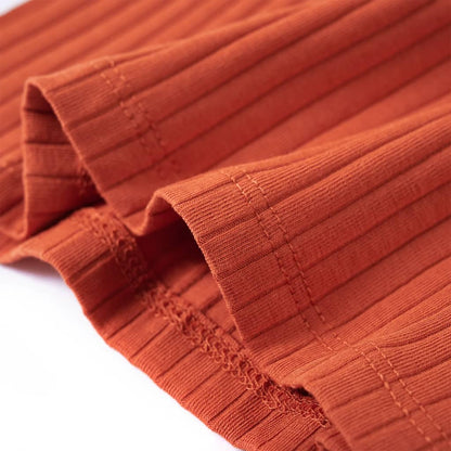 Kinder-Langarmshirt Dunkelorange 116