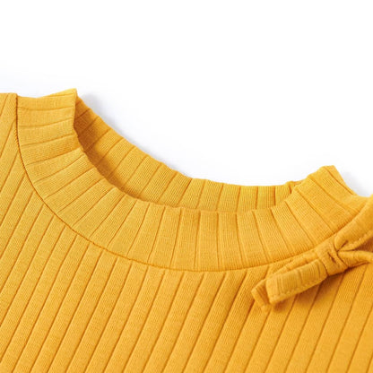 Kinder-Langarmshirt Ocker 104