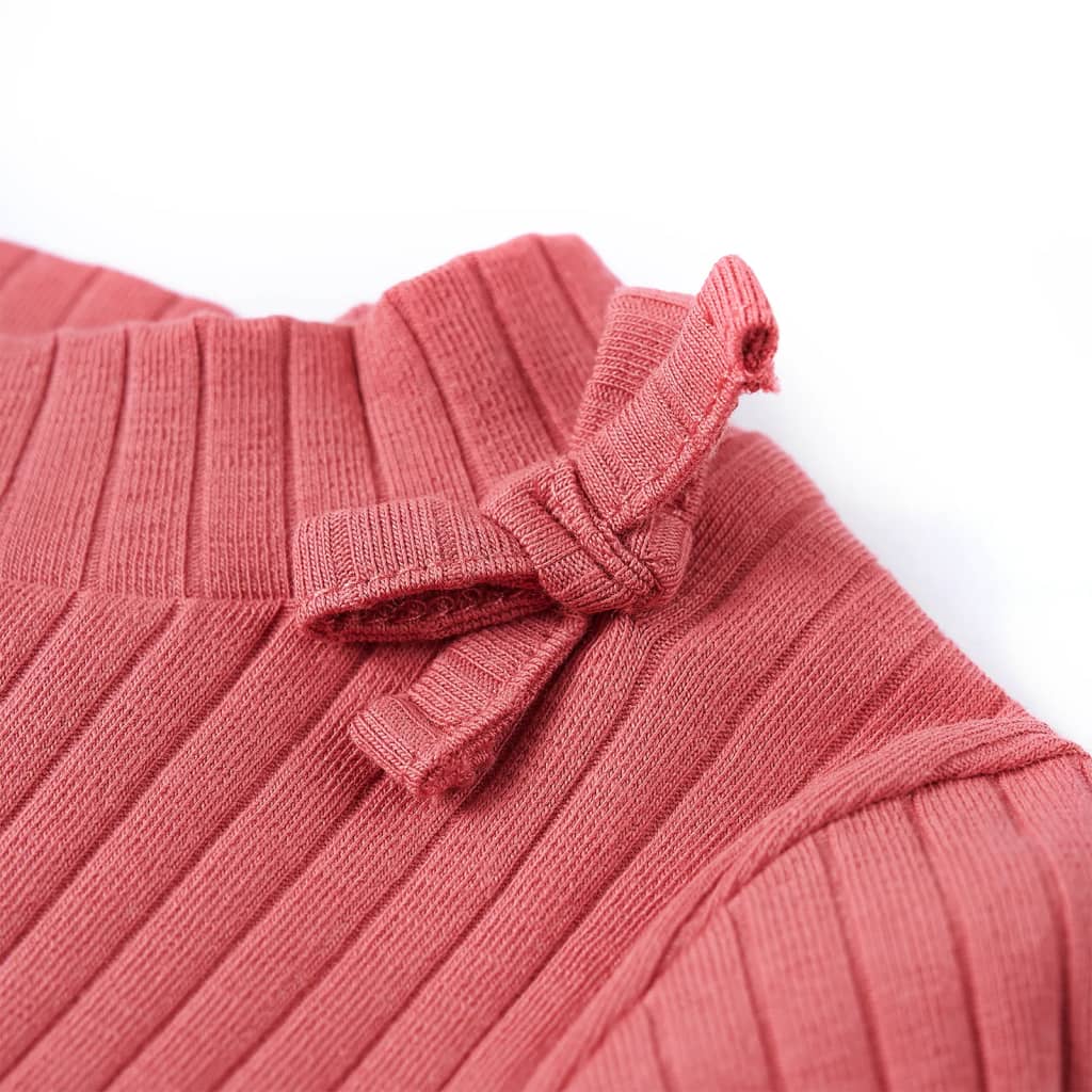 T-shirt manches longues enfant Rose vieilli 128
