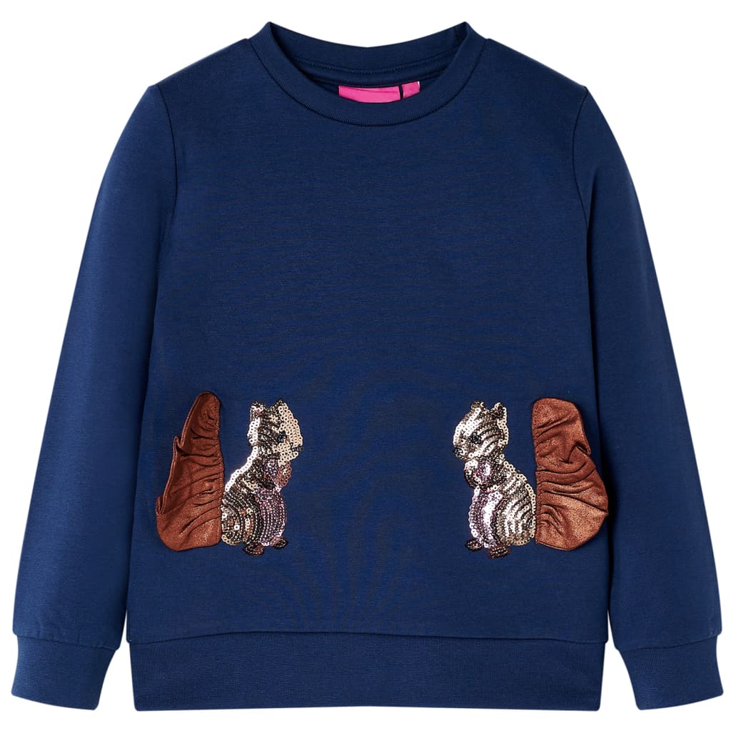 Sweat-shirt enfant bleu marine 104