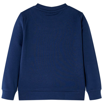 Sweat-shirt enfant bleu marine 104