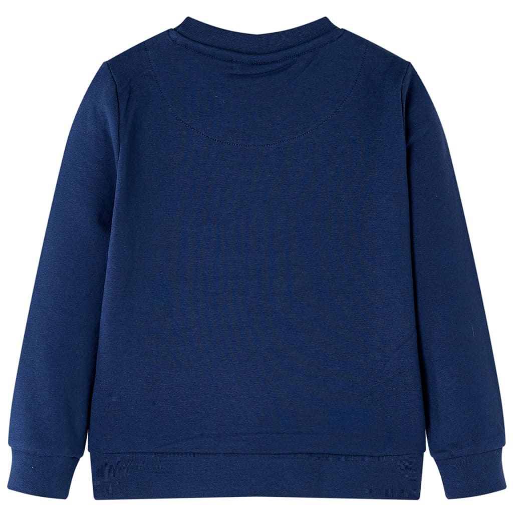 Sweatshirt enfant bleu marine 128