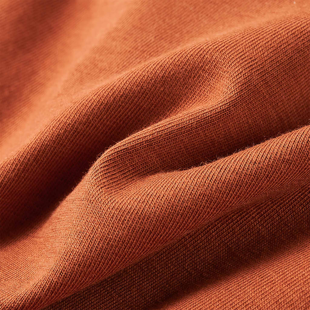 Kinder-Langarmshirt Cognac 140